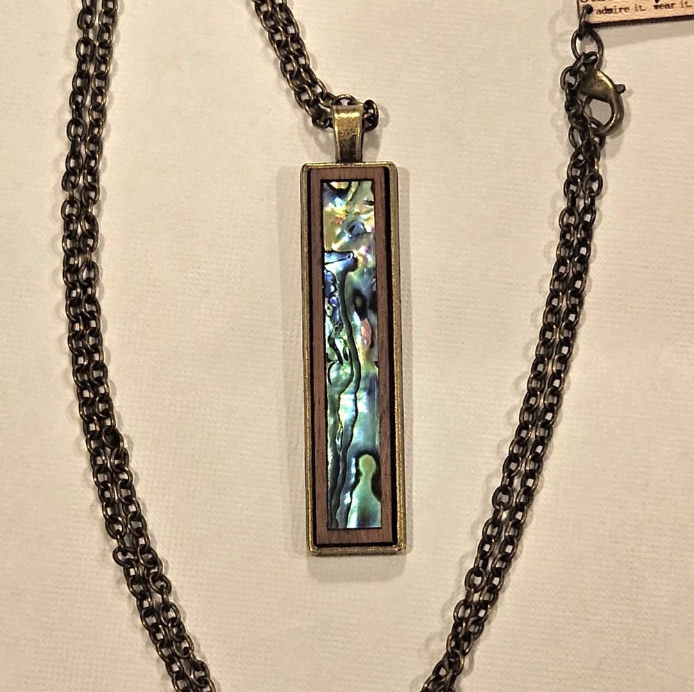 Beautiful Abalone Necklace From Statement Peace, … - image 2